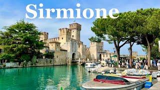 Lake Garda, Sirmione, Scaligero Castle of Sirmione, Walking Tour 4K Italy