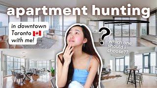 APARTMENT HUNTING WITH ME in downtown Toronto 2022 // Touring 9 BEAUTIFUL 2-bedroom condos!!