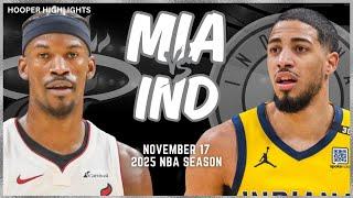 Miami Heat vs Indiana Pacers Full Game Highlights | Nov 16 | 2025 NBA Season