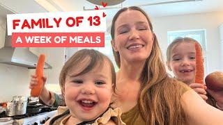 Family of 13 - What we eat in a week!