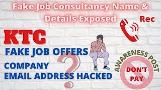 KTC group | Job scam | Fake Job offer | Scam Calls for Singapore Jobs | PRAGMATIC SHOW