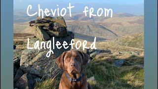 Langleeford to Auchope Cairn & Cheviot summit