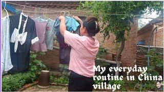 Filipina Living in China Village . Ang aking morning routine dito sa village.