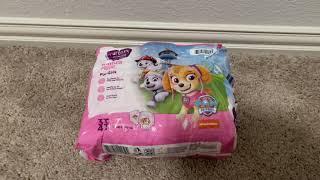 Parents Choice Paw Patrol Pull-Ups Diapers! Unboxing & Review! For Girls (3T-4T)