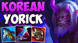 KOREAN CHALLENGER YORICK ONE-TRICK CARRIES HIS TEAM! | CHALLENGER YORICK TOP GAMEPLAY | Patch 13.1