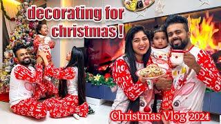 christmas vlog! DECORATE FOR CHRISTMAS WITH US  සයිලි බබා එක්ක නත්තලට අපේ  ගෙදර සරස ගමු 2024