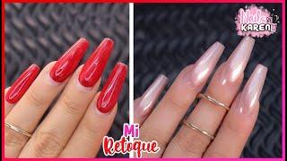 ASI REALIZO MI RETOQUE de UÑAS | NailsByKaren