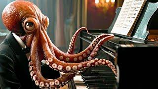 The Octopus Trial | Alien Piano Concert AI Music Video