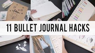 11 BULLET JOURNAL HACKS / DIY / Tips / IDEAS  | ANN LE