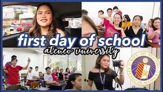 first day of school at ateneo!
