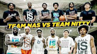 Team Nas vs Team Nitty LOADED 5v5 Basketball Game Gets SPICY | Ep 10