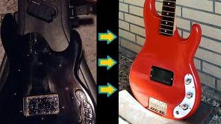 Total Restoration: 30-Year-Old Music Man Replica Bass - Complete Timelapse Rebuild