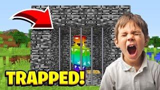 Minecraft: We Trapped MY LITTLE BROTHER! (Ps3/Xbox360/PS4/XboxOne/PE/MCPE)