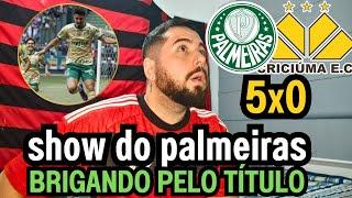 REACT MELHORES MOMENTOS PALMEIRAS 5X0 CRICIÚMA - PALMEIRAS SACODE O CRICIÚMA NO ALLIANZ