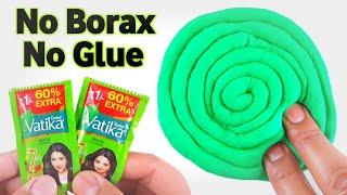 Sugar & Shampoo Slime at home | How to make slime without Glue or Borax | How to Make Clay [ASMR]