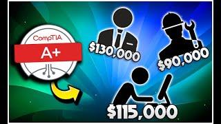 High-Paying A+ Certification Careers. (CompTIA 220-1101 & 1102)