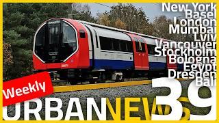 Subway upgrade in New York and London | New trams in Basel | E-buses in Dresden | Urban News 39