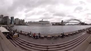 360 video: Harbour View from Opera House, Sydney, Australia