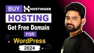 how to buy hostinger hosting with free domain 2024 | hostinger website builder #hosting #hostinger