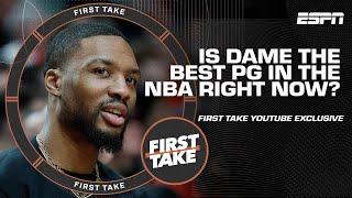 Damian Lillard says he's the BEST PG in the NBA - Stephen A. DISAGREES  | First Take YT Exclusive