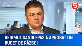 Regimul Sandu-PAS a aprobat un buget de război