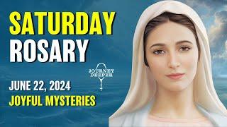 Saturday Rosary ️ Joyful Mysteries of the Rosary ️ June 22, 2024 VIRTUAL ROSARY