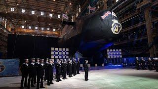 6th Astute class submarine, HMS Agamemnon formal naming ceremony