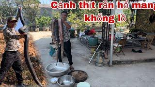 Cận Cảnh Làm T.h.ịt Cặp Rắn Hổ Mang To Nhất Việt Nam Và Tin Vui Đến Từ Nước Mỹ