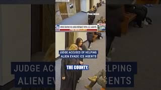 WATCH: Wisconsin judge allegedly distracts ICE agents to help migrant escape custody #shorts #news