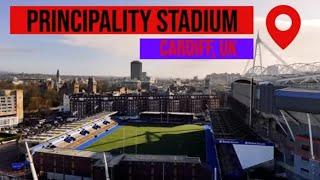 Principality Stadium - 4K Aerial View