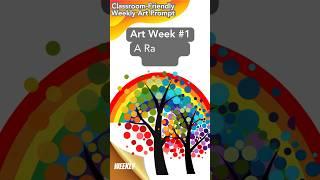 Week 1 - Elementary School Classroom-Friendly Art Prompt #artseducation #artteacherideas #art