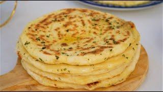 Fluffy Cheese Naan