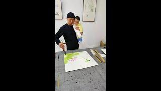 心有半亩花田,何惧浮生浅淡。#荷花 #禅画 #意境#墨轩子 #禅画 #国画 #禅意生活