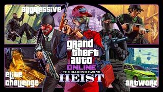 GTA Online - The Diamond Casino Heist - Aggressive - Artwork - Elite Challenge Complete
