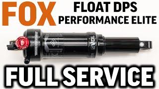2022 Fox DPS Performance Elite Full service guide for beginners.