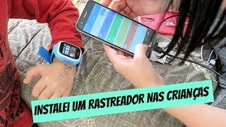 INSTALEI RELÓGIO RASTREADOR NAS CRIANÇAS