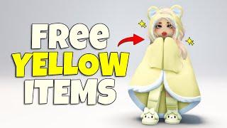 GET EVERY YELLOW FREE ROBLOX ITEMS & HAIRS  2024