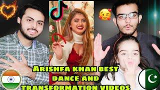 PAKISTANI REACTION ON ARISHFA KHAN DANCE VIDEO & TRANSFORMATION TIKTOKS | BEST TIKTOKS | PART 13