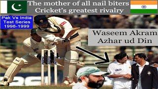 What actually happened in Indo Pak test series 1999-Cricket's fiercest rivalry #cricket #sachin #icc