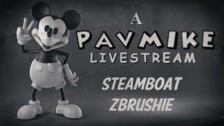 Model and Animate Mickey from Steamboat Willie - Livestream!