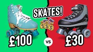 THE CHEAPEST VS THE MOST EXPENSIVE ROLLER SKATES AT SKATEHUT!