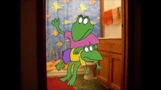 frog spanking with shorts on bottom with VOICE !!