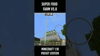 Minecraft Super Food Farm | Minecraft Pocket Edition Android #minecraftshorts