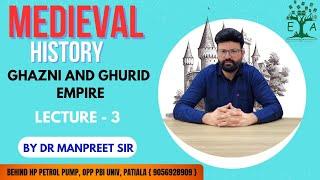 MEDIEVAL HISTORY | LECTURE- 3  | GHAZNI AND GHURID EMPIRE