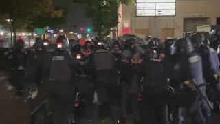 26 arrested at protest outside PPB North Precinct