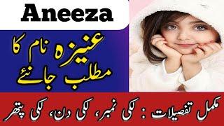 Aneeza Name Meaning In Urdu | Aneeza Naam Ka Matlab  | عنیزہ نام کے معنی