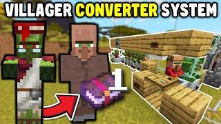 Minecraft - ZOMBIE VILLAGER CONVERTER & Curing Station (1.21+)