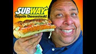 SUBWAY® All-New Chipotle Cheesesteak Review!