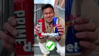 Prime Energy vs Red Bull Drop Test