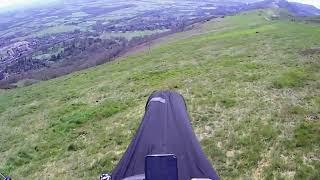 Paragliding crash, accidentally stalling on fast beat